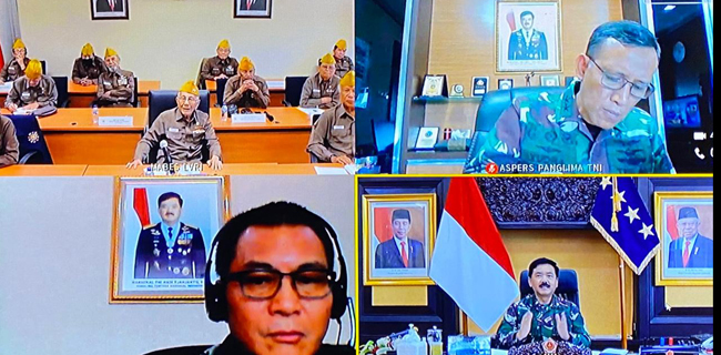 Panglima TNI Senang Bisa Silaturahmi Online Dengan Pengurus LVRI