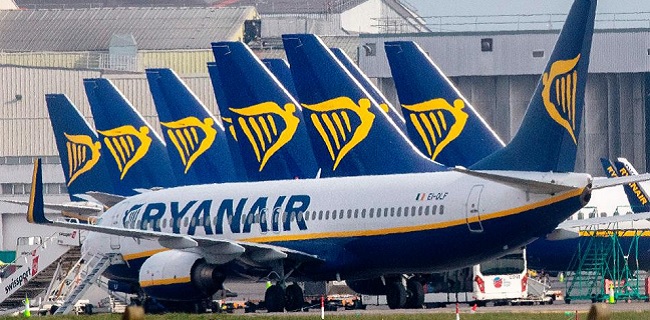 1 Juli, Ryanair Siap Operasikan Kembali 40 Persen Penerbangan