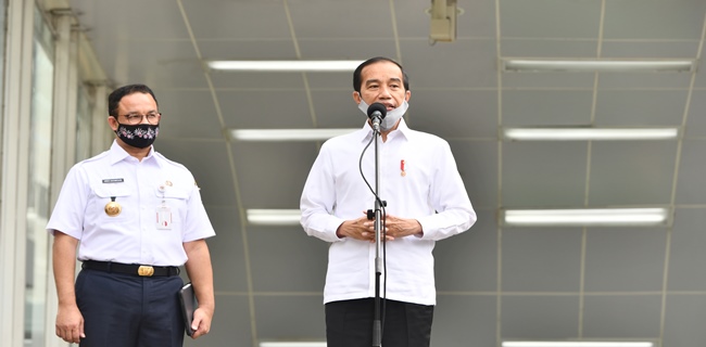 Jokowi Pastikan Kesiapan Prosedur New Normal Di Stasiun MRT
