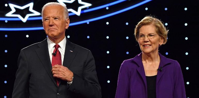 Survei Pemilu AS: 70 Persen Pemilih Demokrat Ingin Joe Biden Didampingi Elizabeth Warren