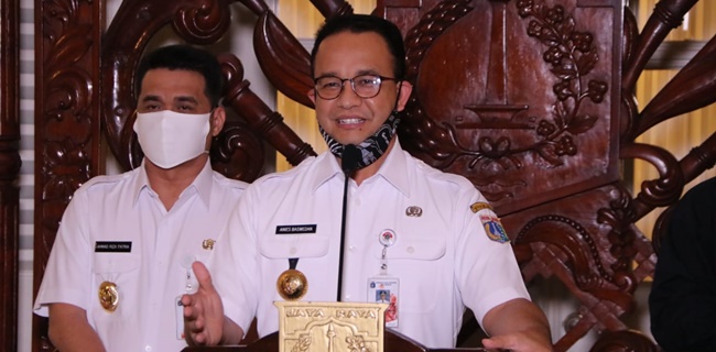 Anies Baru Akan Denda Pelanggar Tanpa Masker Setelah Pembagian Masker Rampung