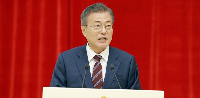 Muncul Kluster Baru, Presiden Moon Jae-in Peringatkan Adanya Gelombang Kedua Covid-19