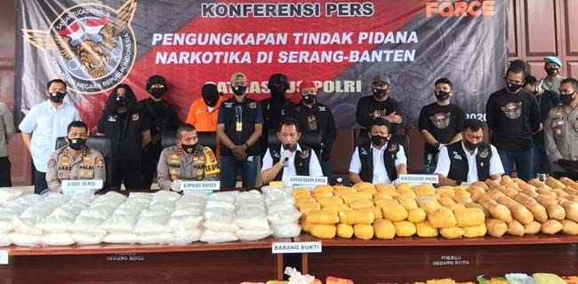Ungkap 821 Kilogram Sabu, Polri Selamatkan Jutaan Rakyat Indonesia