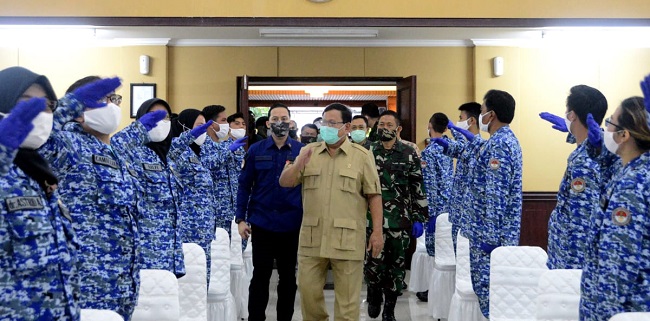 Dukung Penanganan Covid-19, Menhan Prabowo Kerahkan 293 Relawan Medis