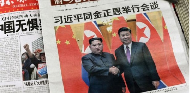 Kim Jong Un Ucapkan Selamat Pada Xi Jinping Yang Berhasil Kalahkan Virus Corona Di China