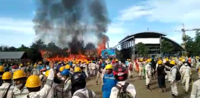 Polisi Amankan 11 Orang Pasca Rusuh Hari Buruh Di PT IWIP Halmahera