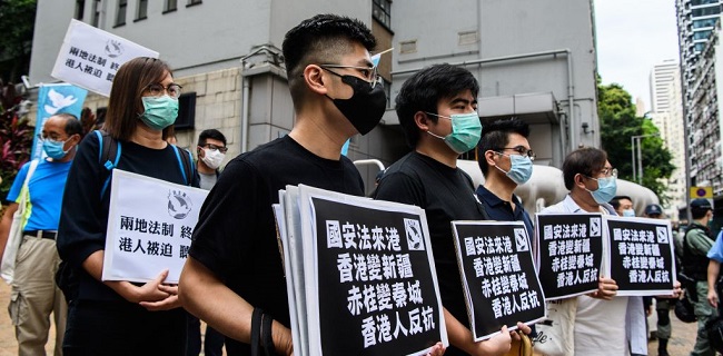 Ratusan Tokoh Politik Di Seluruh Dunia Solid Kutuk UU Keamanan Nasional China Untuk Hong Kong