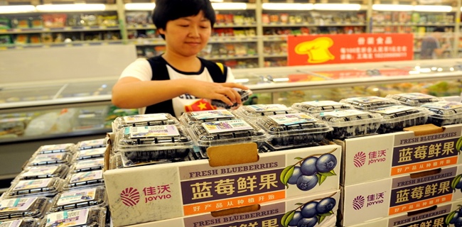 Mulai Hari Ini China Ijinkan AS Kirim Gandum Dan Blueberry, Bagian Kesepakatan Dagang Fase 1