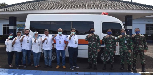 Dukungan BUMN Untuk Indonesia: Lanud Husein Sastranegara Terima Bantuan Mobil Jenazah Dari BRI Bandung