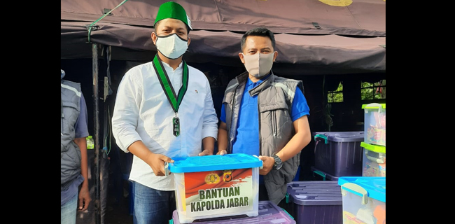 Sembako Hingga Dapur Umum Didirikan Polda Jabar Untuk Bantu Korban Longsor Di Bogor