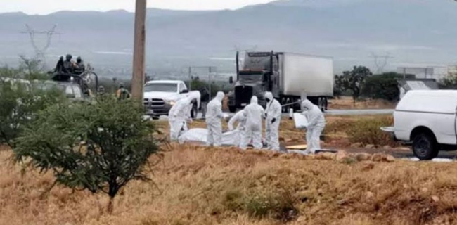 Belasan Mayat Korban Kejahatan Geng Kartel Dibuang Ke Jalanan Di Zacatecas Meksiko