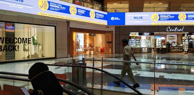 Mall Di Jakarta Hari Pertama Dibuka, Grand Indonesia Masih Sepi Pengunjung