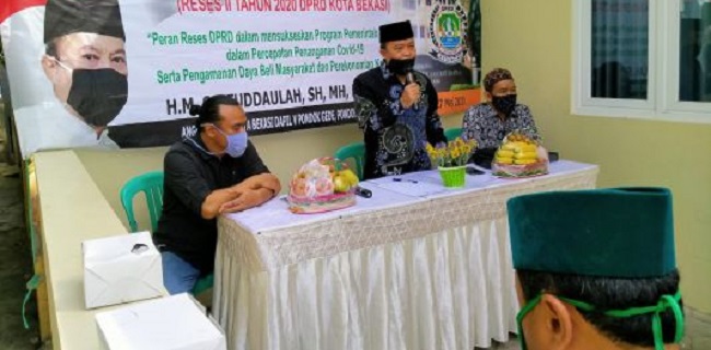 PSBB Resmi Diperpanjang, DPRD Bekasi Minta Walikota Segera Cairkan Dana Operasional RT RW