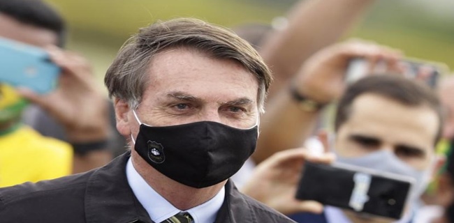 Presiden Bolsonaro Ajukan Banding Atas Putusan Pengadilan Yang Wajibkan Dirinya Pakai Masker