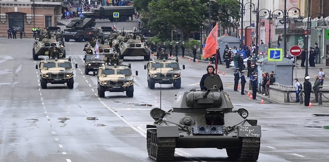 Parade Kemenangan Rusia: Indonesia, India, Dan China Sama-sama Diwakili Menteri Pertahanan