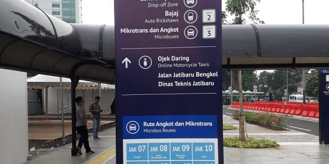 Dukung Transportasi Terintegrasi, Transjakarta Pasang 8 <i>Wayfinding</i> Di Kawasan Transit Tanah Abang