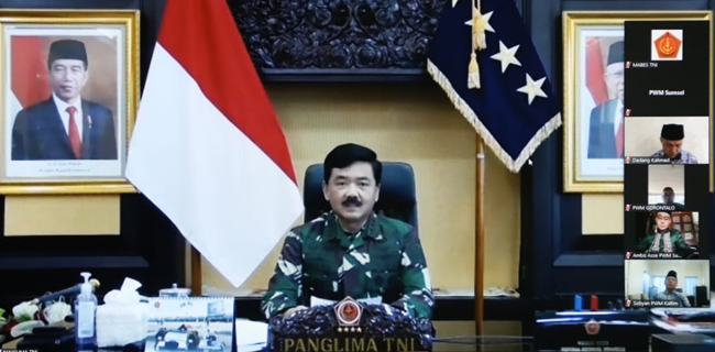 TNI Apresiasi Peran Aktif Muhammadiyah Dalam Penanganan Pandemik Covid-19