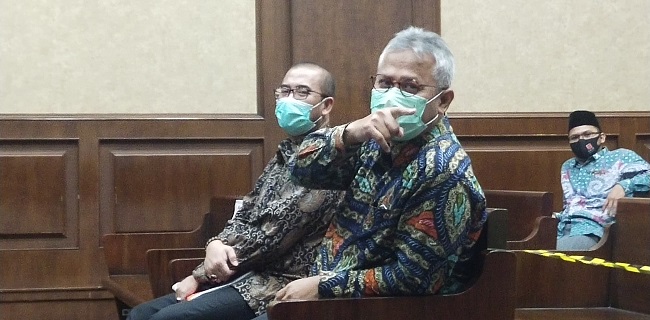 Hadir Di Persidangan Wahyu Setiawan, Ketua KPU Tak Tahu Menahu Soal Gratifikasi Rp 500 Juta