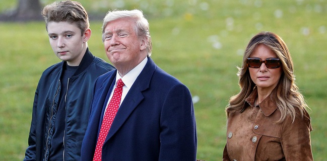 Putra Bungsunya Terus Dibawa-bawa Dalam Konflik Politik, Melania Trump Murka