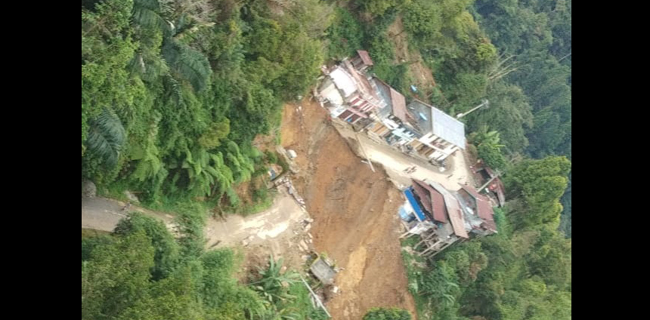 Rekaman Longsor Kota Palopo Mengerikan: 9 Rumah Rusak Berat, Tidak Ada Korban Jiwa