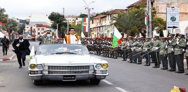Peringati Hari Kemerdekaan Madagaskar Ke-60 Tahun, Presiden Rajoelina Sampaikan Saatnya Perang Lawan Kemiskinan Dan Distorsi
