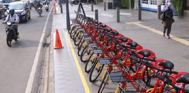 Peminat Bike Sharing Terus Meningkat, Dishub DKI Kalkulasi Ulang Jumlah Sepeda Yang Disediakan