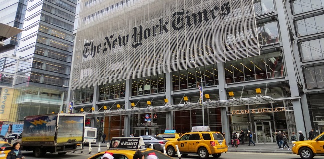 Kebebasan Makin Dibatas, Kantor New York Times Di Hong Kong Pindah Ke Seoul