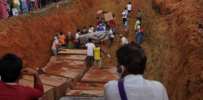 Puluhan Korban Longsor Tambang Myanmar Ditemukan, Kuburan Massal Disiapkan