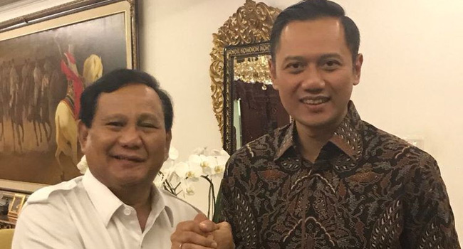 Elektabilitas Prabowo Nyungsep, Pengamat: AHY Bisa Bawa Demokrat Masuk Tiga Besar, Gerindra Terdegradasi Ke Papan Tengah