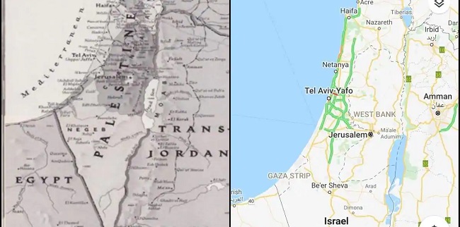 Hapus Palestina Dari Peta, Google Dan Apple Diamuk Warganet
