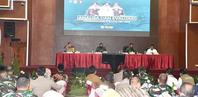Percepat Tangani Covid-19 Di Jatim, 6 Kepala Daerah Konsolidasi Di Balai Prajurit Makodam Brawijaya
