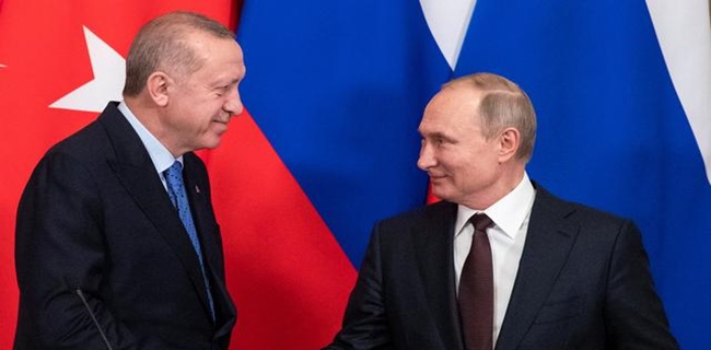 Erdogan Dan Putin Bahas Situasi Terkini Konflik Azerbaijan-Armenia
