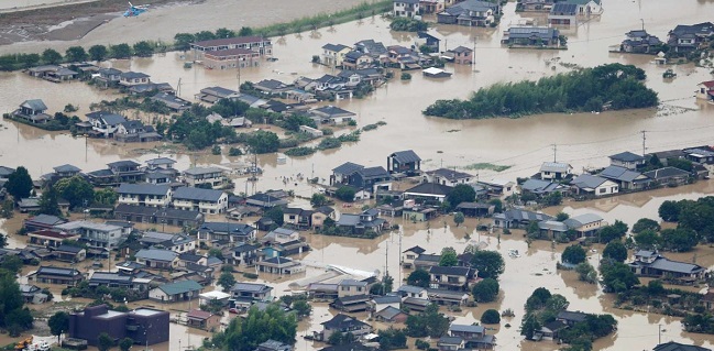 Hujan Deras Terus Mengguyur, Jepang Nyalakan Alarm Ekavuasi Untuk 1,3 Juta Warganya