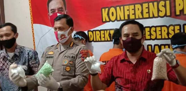 Selamatkan 10 Ribu Orang, Polda Lampung Ungkap Kasus Narkoba Senilai Rp 3,5 M