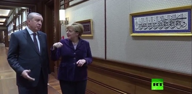 Bahas Situasi Terkini Di Libya Erdogan Telepon Kanselir Jerman Angela Merkel