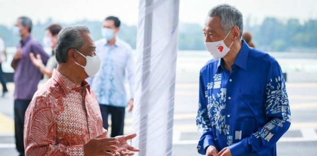 PM Lee Hsien Loong Dan Muhyiddin Yassin Lanjutkan Proyek RTS Link Singapura-Malaysia
