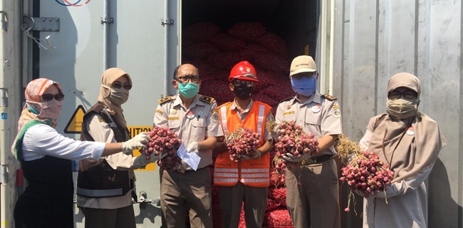 Di Tengah Pandemik, Balai Pertanian Surabaya Ekspor Bawang Merah Ke Thailand