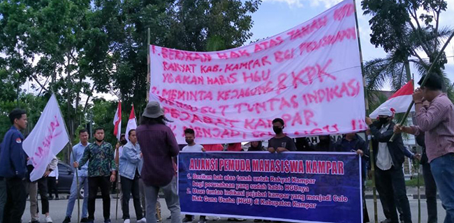 FPAK Desak Menteri ATR Berikan Hak Tanah Untuk Rakyat Kampar