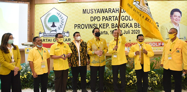 Pimpin Partai Golkar Bangka Belitung, Bambang Patijaya Ditugaskan Menangkan Pilkada 2020