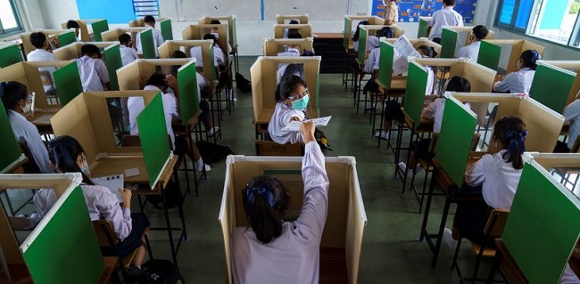 Dibuka Setelah Tiga Bulan, Begini Langkah Pencegahan Covid-19 Di Sekolah Thailand