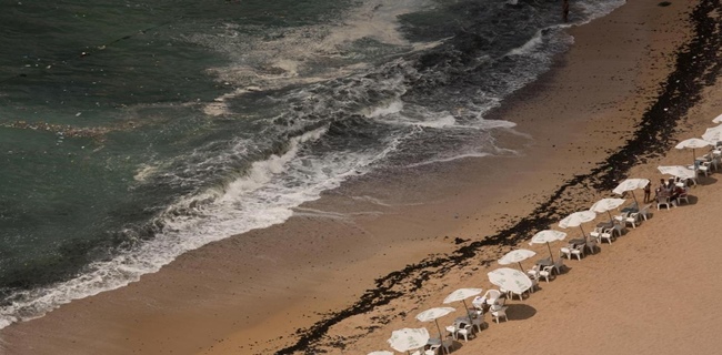 Seorang Bocah Terbawa Arus Di Pantai Palm Beach Mesir, 10 Orang Yang Menolongnya Ikut Terseret Dan Tewas