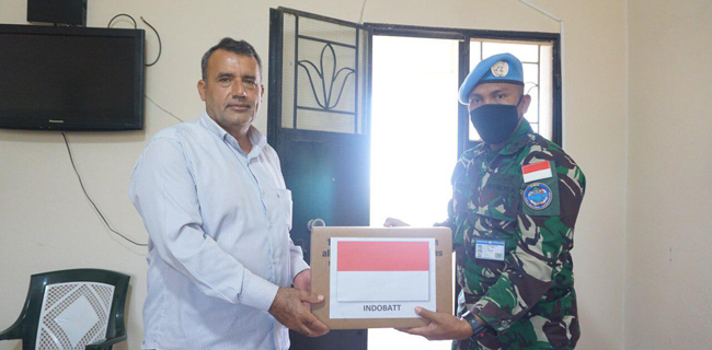Prajurit TNI Di Lebanon Kembali Donasikan Obat-Obatan Dan APD