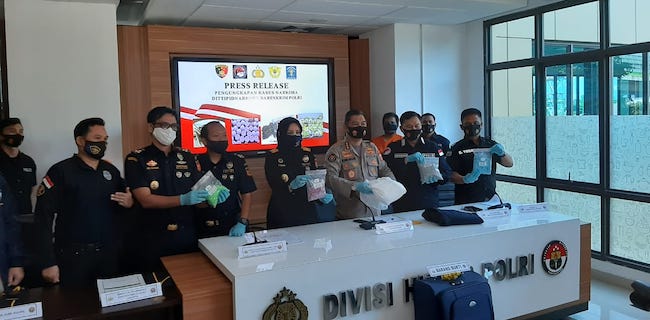 Subdit IV Bareskrim Bongkar Sindikat Narkoba Makassar-Belanda Yang Dikendalikan Napi