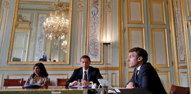 Tunjukkan Empati Presiden Prancis Emmanuel Macron Siap Terbang Ke Lebanon