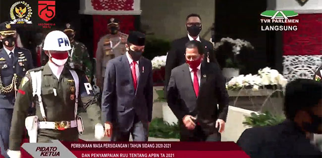 Presiden Jokowi Tidak Pakai Baju Adat Di Rapat Paripurna DPR