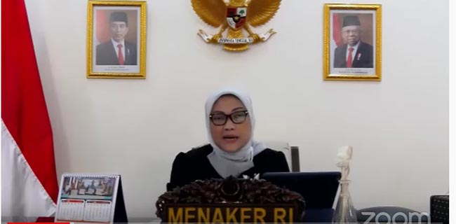 Menaker Ida Instruksikan Disnaker Se Indonesia Perkuat Proses Pembahasan RUU Ciptaker