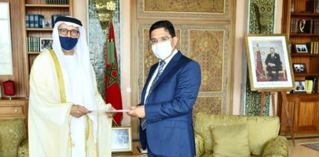 Menteri Luar Negeri Maroko Menerima Duta Besar UEA Yang Baru