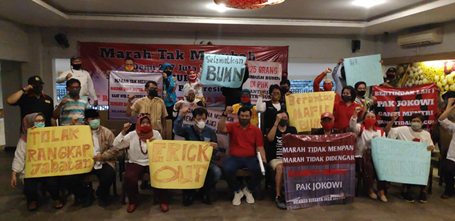 Relawan Jokowi: Lakukan Reshuffle, Marah-marah Bukan Solusi<i>!</i>