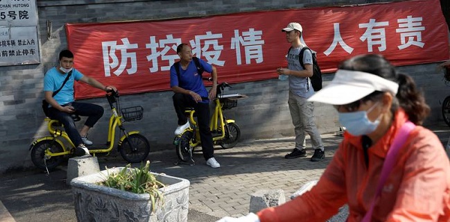Bebas Corona, Warga Beijing Sudah Tak Wajib Pakai Masker