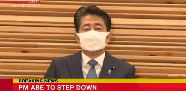 Jika Benar, Shinzo Abe Akan Mundur Dari Kursi PM Untuk Kedua Kalinya
